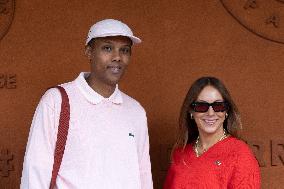 2025 French Open - Celebrities at Village Day 15 NB