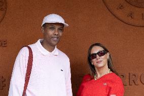 2025 French Open - Celebrities at Village Day 15 NB