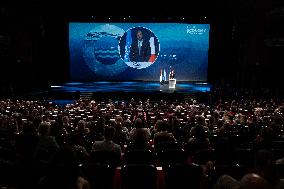 No Tabloids - French President Macron Visits Monaco