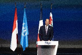French President Macron visits- Monaco