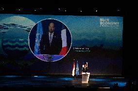 French President Macron visits- Monaco