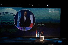 French President Macron visits- Monaco