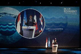 French President Macron visits- Monaco