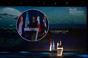French President Macron visits- Monaco