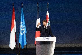French President Macron visits- Monaco