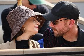 French Open 2025 - Lilly Collins At The Stands