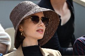 French Open 2025 - Lilly Collins At The Stands