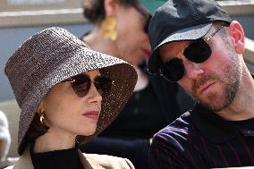 French Open 2025 - Lilly Collins At The Stands