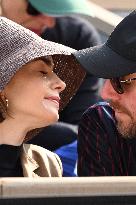 French Open 2025 - Lilly Collins At The Stands