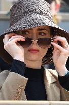 French Open 2025 - Lilly Collins At The Stands
