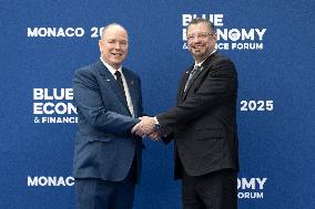 French President Macron visits- Monaco