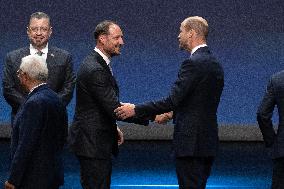 French President Macron visits- Monaco