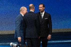 French President Macron visits- Monaco