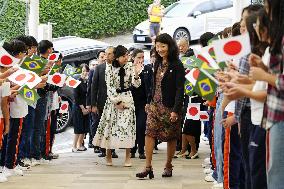 Japan's Princess Kako visits Brazil