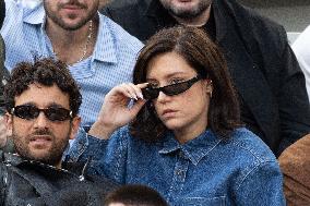 2025 French Open - Celebrities In Stand Day 15 NB