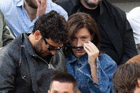 2025 French Open - Celebrities In Stand Day 15 NB