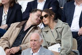 2025 French Open - Celebrities In Stand Day 15 NB