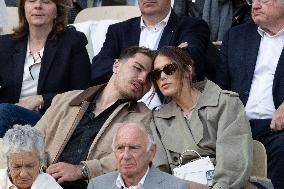 2025 French Open - Celebrities In Stand Day 15 NB