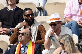 2025 French Open - Celebrities In Stand Day 15 NB