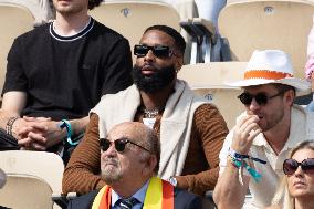 2025 French Open - Celebrities In Stand Day 15 NB