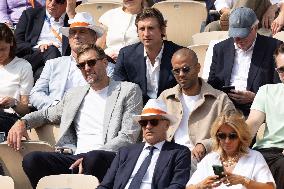 2025 French Open - Celebrities In Stand Day 15 NB