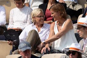 2025 French Open - Celebrities In Stand Day 15 NB