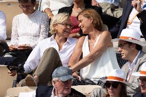 2025 French Open - Celebrities In Stand Day 15 NB