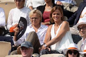 2025 French Open - Celebrities In Stand Day 15 NB