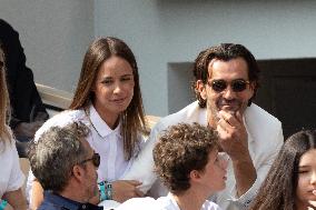 2025 French Open - Celebrities In Stand Day 15 NB