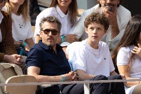 2025 French Open - Celebrities In Stand Day 15 NB