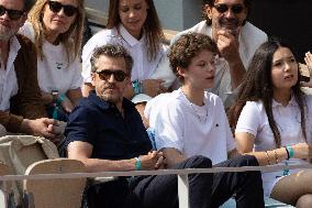 2025 French Open - Celebrities In Stand Day 15 NB