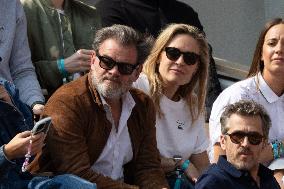 2025 French Open - Celebrities In Stand Day 15 NB