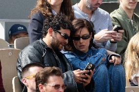 2025 French Open - Celebrities In Stand Day 15 NB