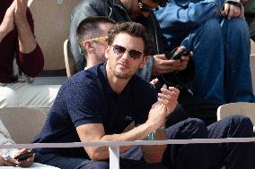 2025 French Open - Celebrities In Stand Day 15 NB