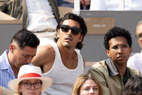 2025 French Open - Celebrities In Stand Day 15 NB