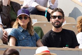 2025 French Open - Celebrities In Stand Day 15 NB
