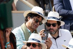 2025 French Open - Celebrities In Stand Day 15 NB