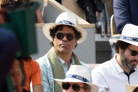2025 French Open - Celebrities In Stand Day 15 NB