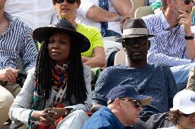 2025 French Open - Celebrities In Stand Day 15 NB