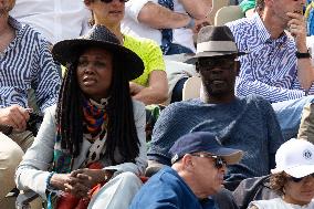 2025 French Open - Celebrities In Stand Day 15 NB