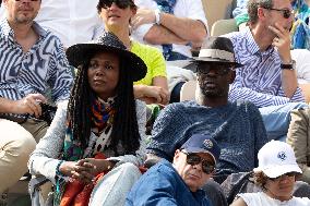 2025 French Open - Celebrities In Stand Day 15 NB