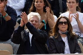 2025 French Open - Celebrities In Stand Day 15 NB