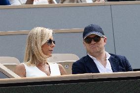 2025 French Open - Celebrities In Stand Day 15 NB
