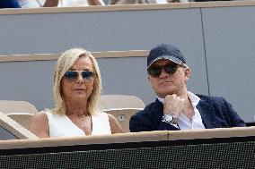 2025 French Open - Celebrities In Stand Day 15 NB