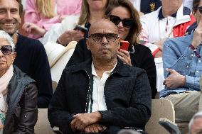 2025 French Open - Celebrities In Stand Day 15 NB