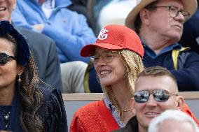 2025 French Open - Celebrities In Stand Day 15 NB