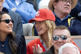2025 French Open - Celebrities In Stand Day 15 NB