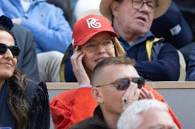 2025 French Open - Celebrities In Stand Day 15 NB