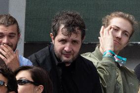 2025 French Open - Celebrities In Stand Day 15 NB