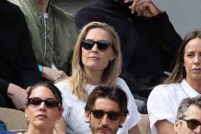 2025 French Open - Celebrities In Stand Day 15 NB
